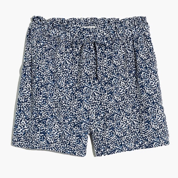 Madewell Shorts with pockets in Bengali Block print - Picture 1 of 4
